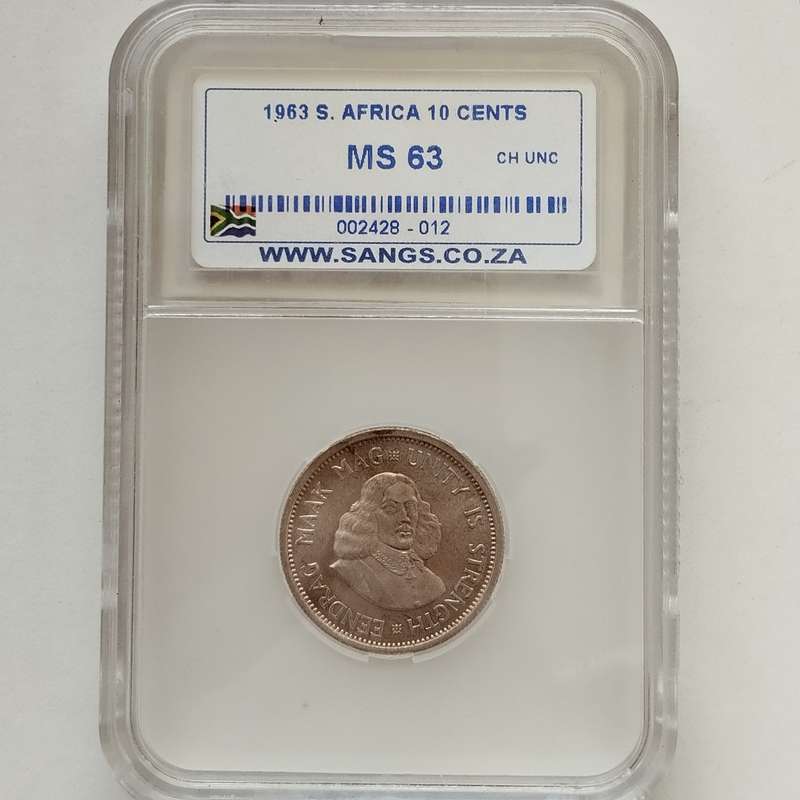 1963 10 Cent SANGS MS63 #C0048