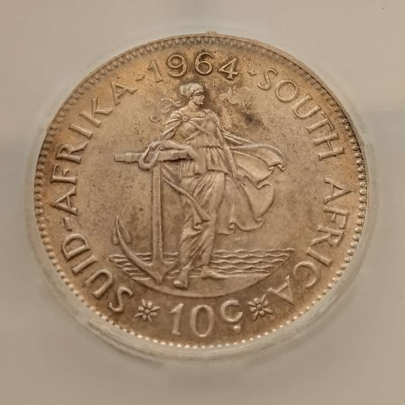 1964 10 Cent SANGS MS63 #C0049