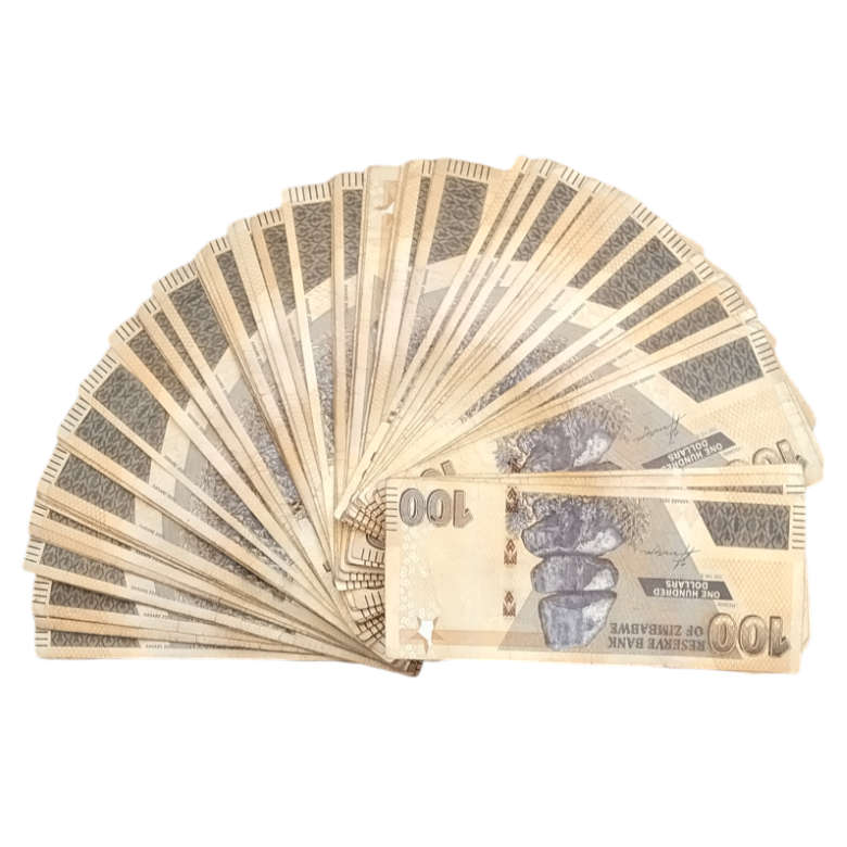 100 Dollar Zimbabwe Notes (80 Notes) #N0006
