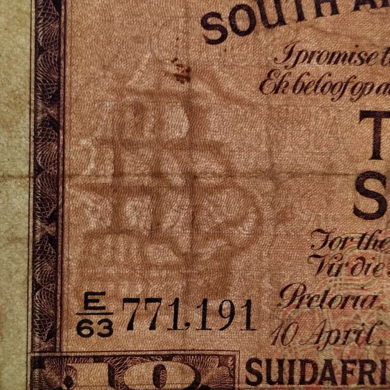 10 Shillings J Postmus #N0009