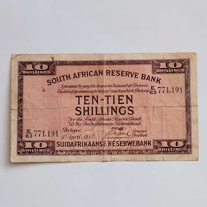 10 Shillings J Postmus #N0009