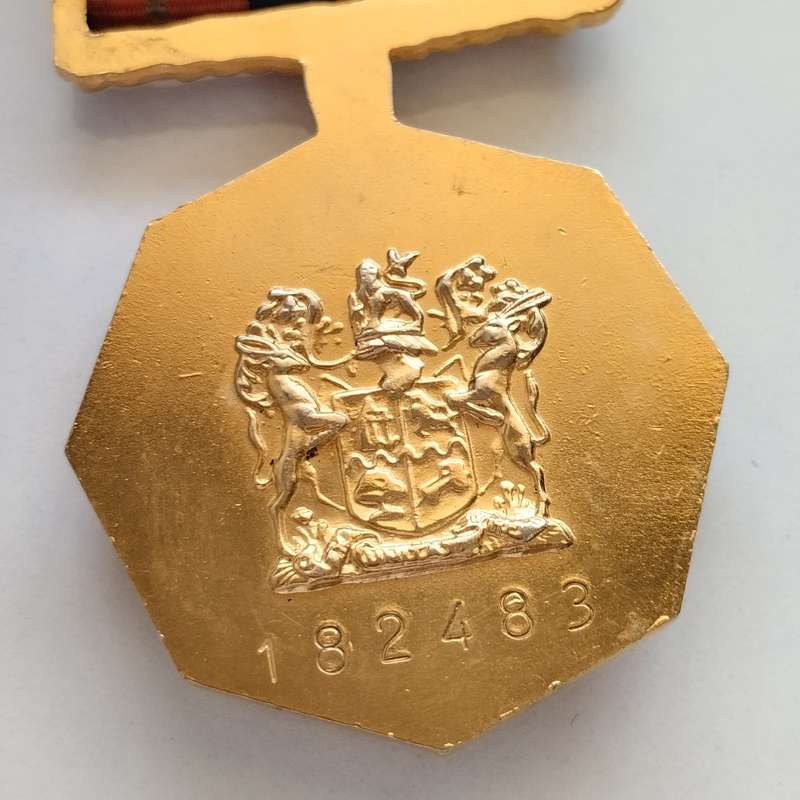 South Africa Bush War Early Pro Patria Medal No 182483 #M0032