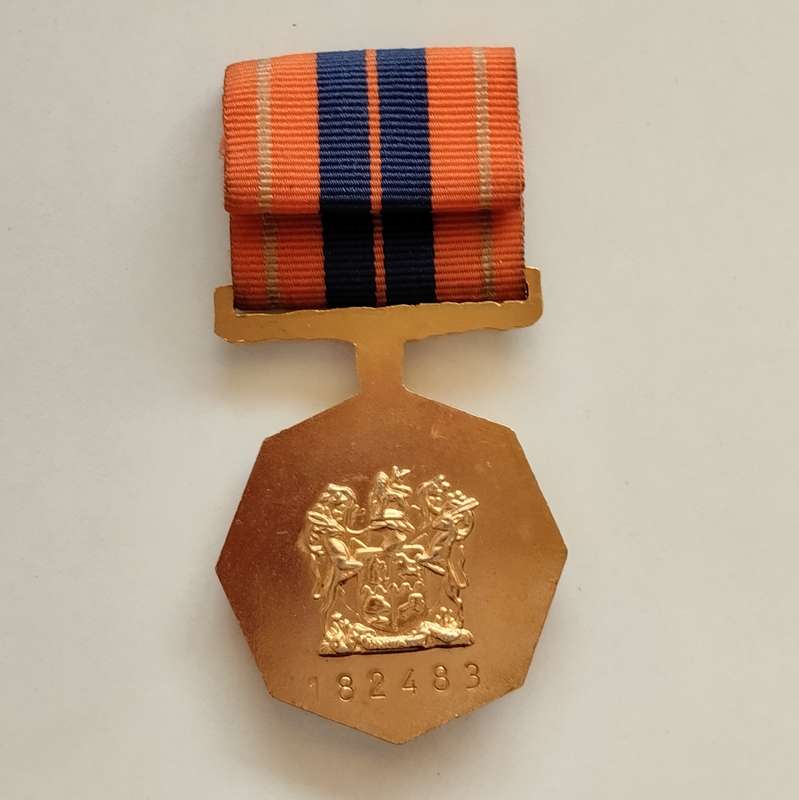 South Africa Bush War Early Pro Patria Medal No 182483 #M0032