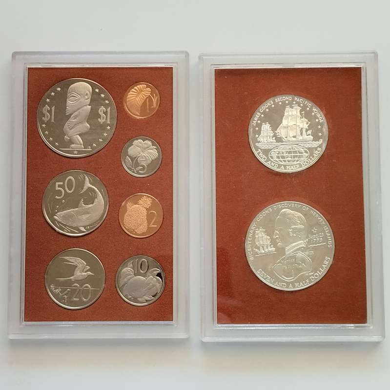 1974 Cook Islands Proof Set in Capsules #C0065