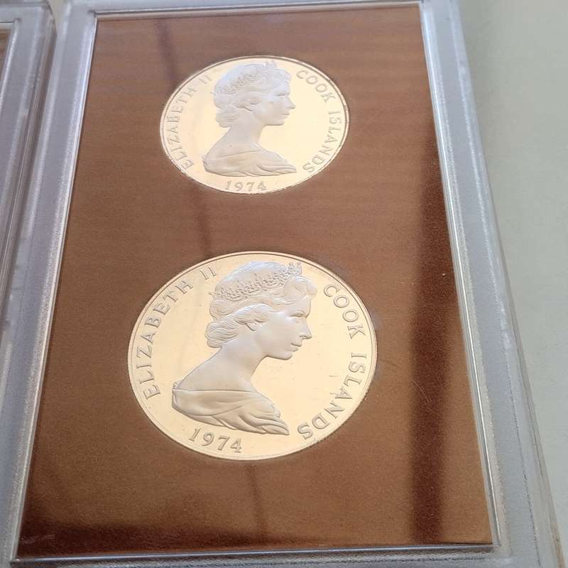 1974 Cook Islands Proof Set in Capsules #C0065