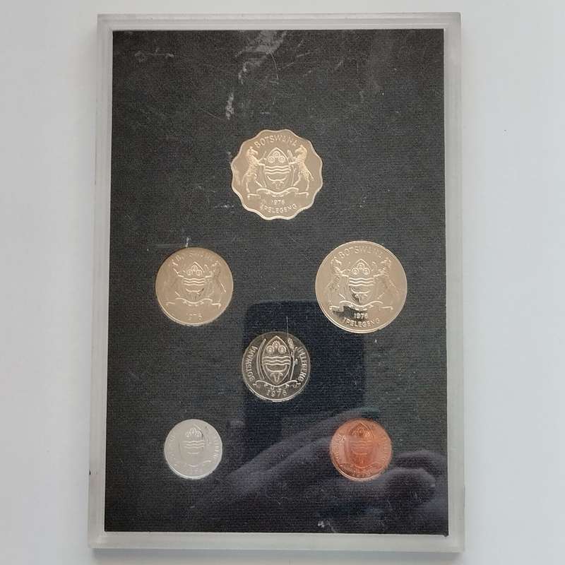 1976 Botswana First Coinage Proof Set in Capsule #C0064