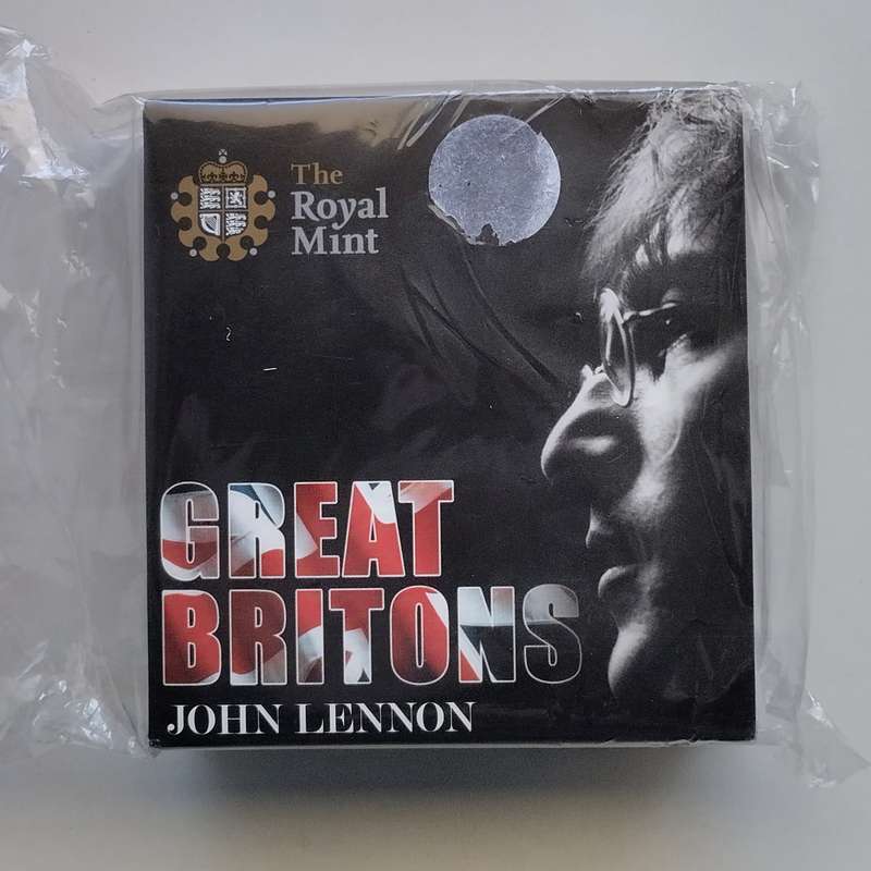 2010 5 Pound John Lennon Silver Proof Crown #C0068