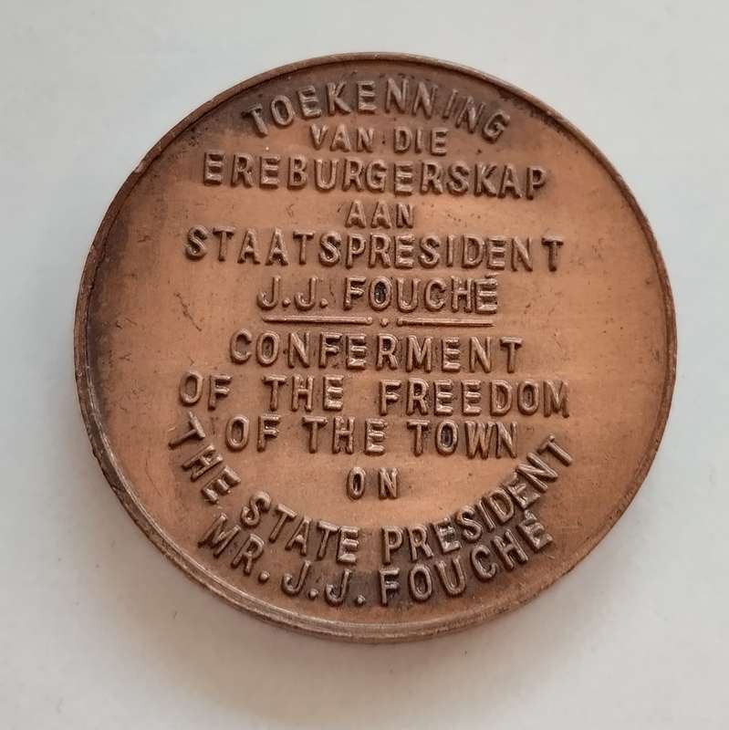 1971 Krugersdorp Freedom Medal #M0034