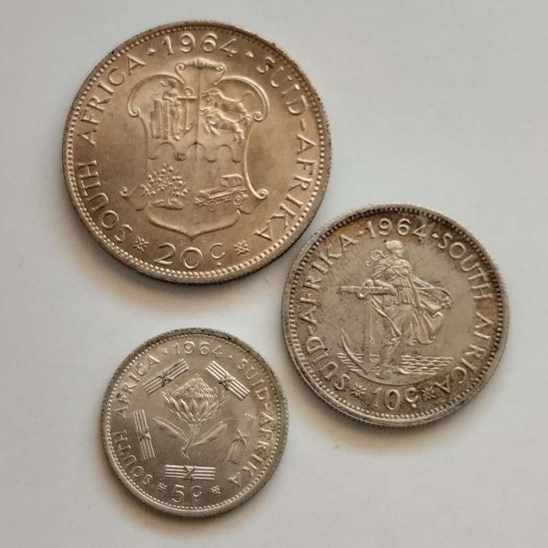 1964 5c, 10c and 20c Set #C0081
