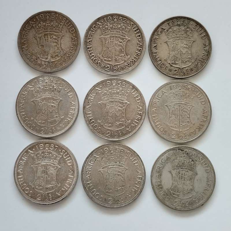 1951 - 1959 2 and a Half Shillings #C0079