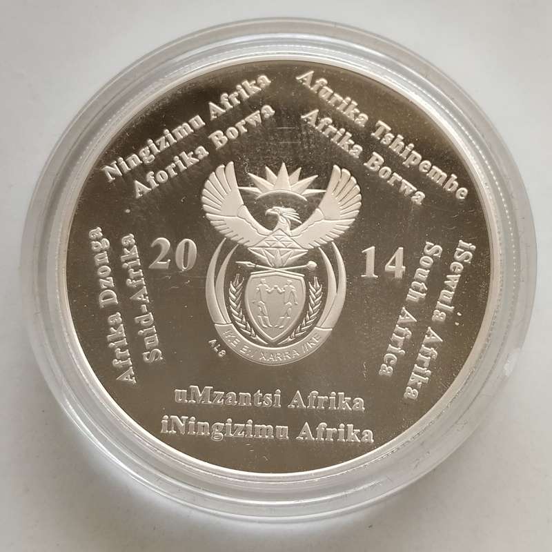 2014 Proof Two Rand 20 Years of Democracy in Capsule #C0092