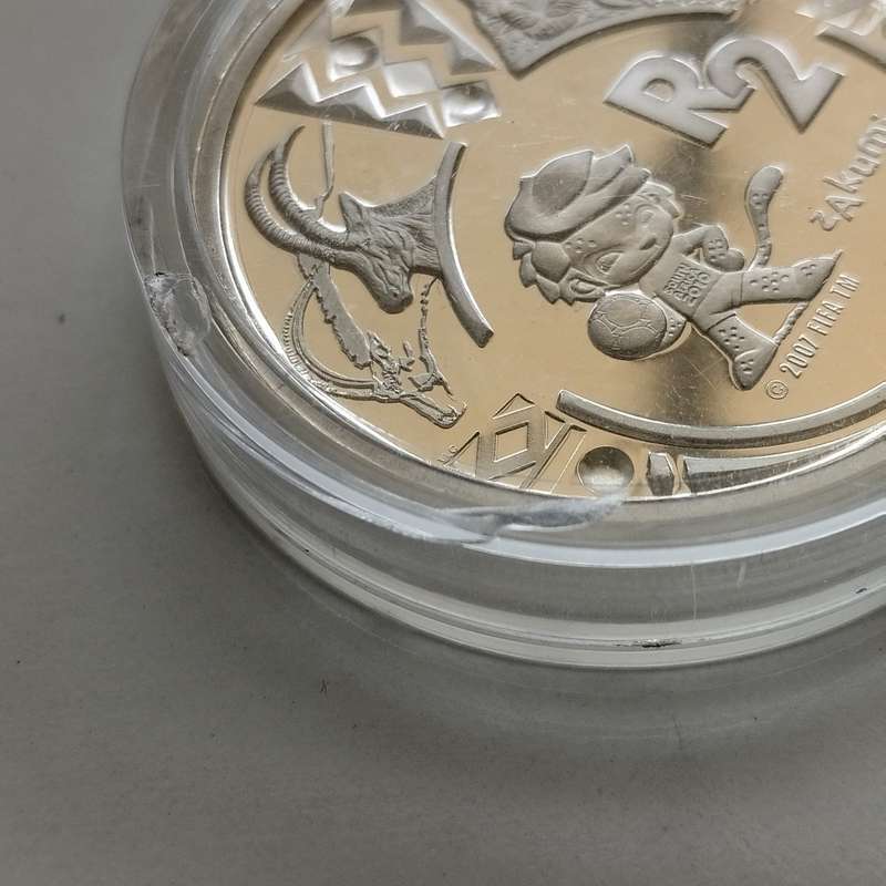 2009 Proof Two Rand World Cup Soccer Zakumi in Capsule #C0093