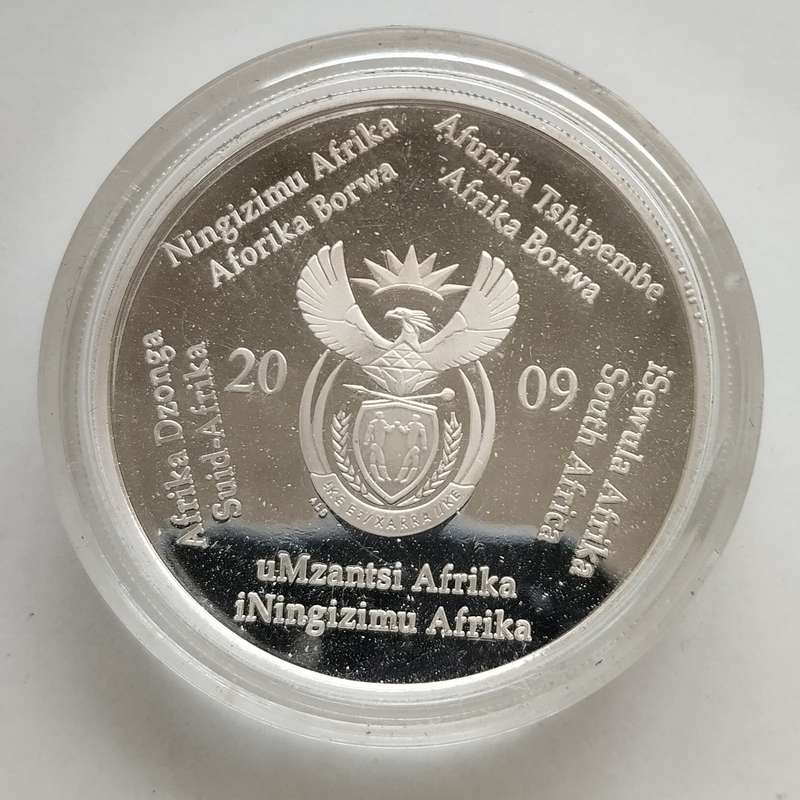 2009 Proof Two Rand World Cup Soccer Zakumi in Capsule #C0093