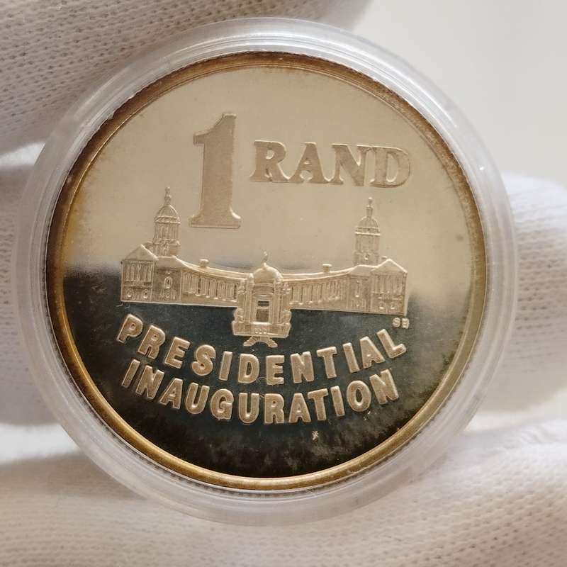 1994 Presidential Inauguration Proof Silver R1 in SAM Box #C0095