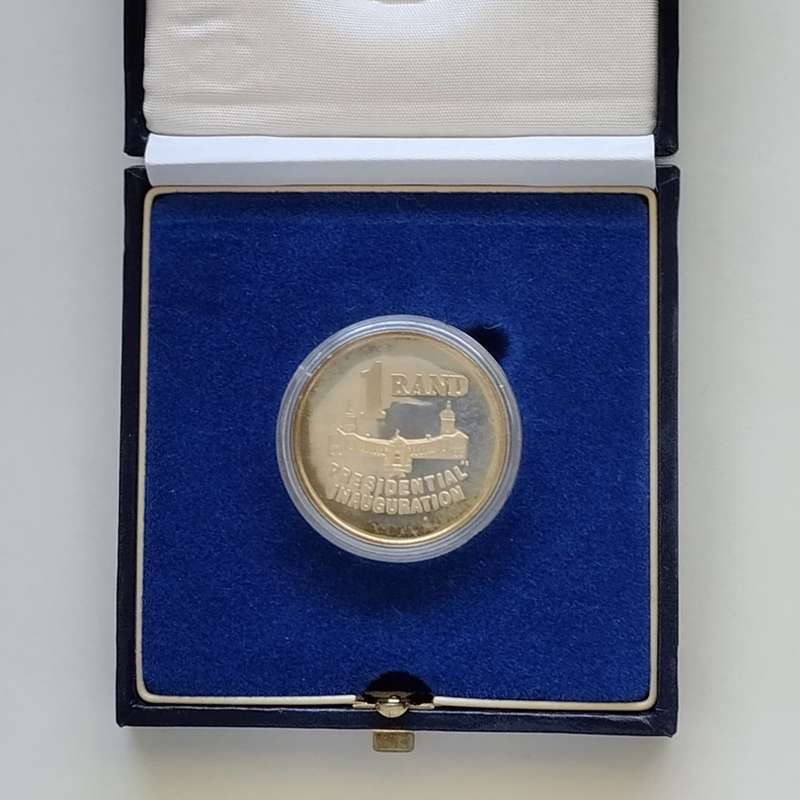 1994 Presidential Inauguration Proof Silver R1 in SAM Box #C0095