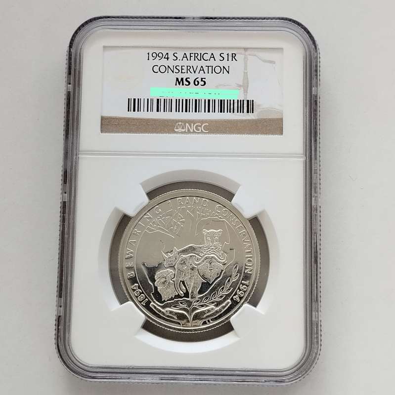 1994 NGC MS65 Conservation One Rand #C0098