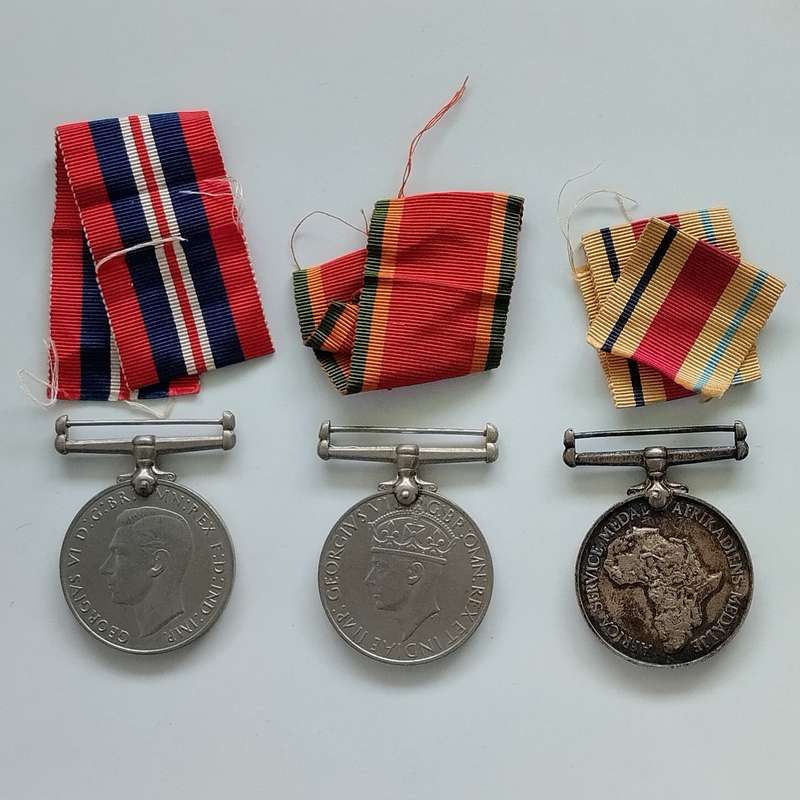 WW2 Medal Combo with Ribbons #M0045