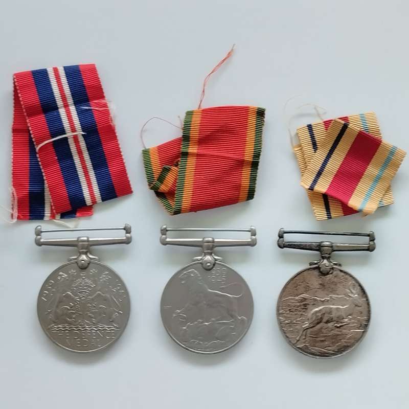 WW2 Medal Combo with Ribbons #M0045