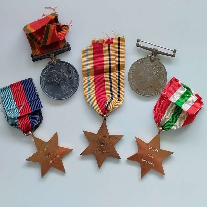 WW2 Medal Combo with Ribbons #M0046
