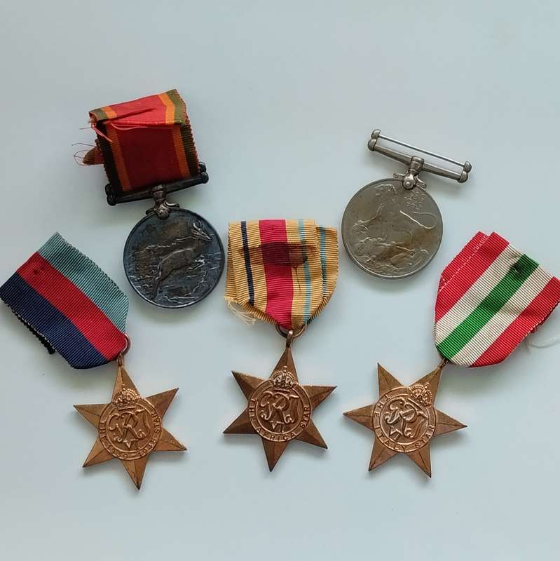 WW2 Medal Combo with Ribbons #M0046