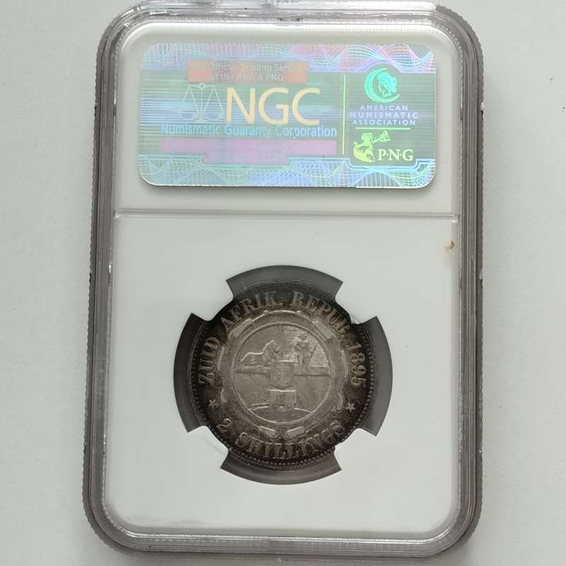 1895 ZAR 2 Shilling NGC VF25 #C0115