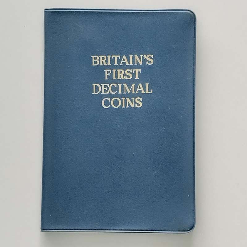 British First Decimal Coin Set in Pouch (1/2 Penny to 10 Pence) #C0108