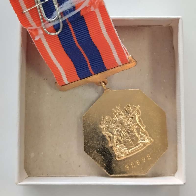 Pro Patria Medal with Ribbon and Box #M0051