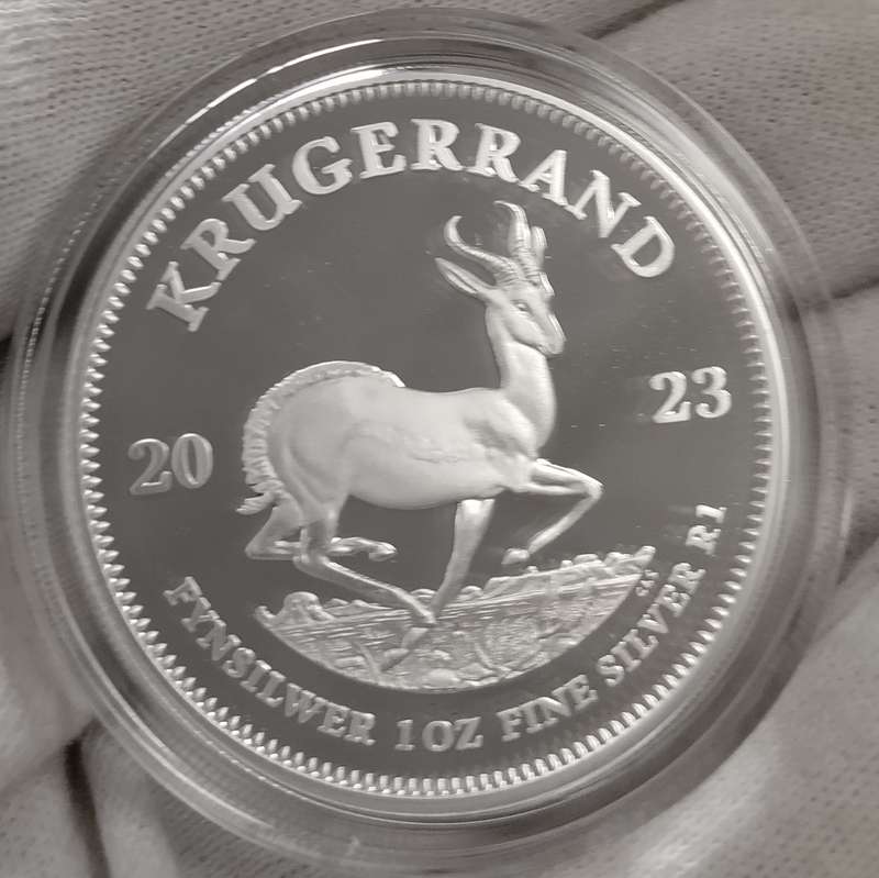 2023 Proof 1oz Silver Krugerrand in Box with COA #C0118
