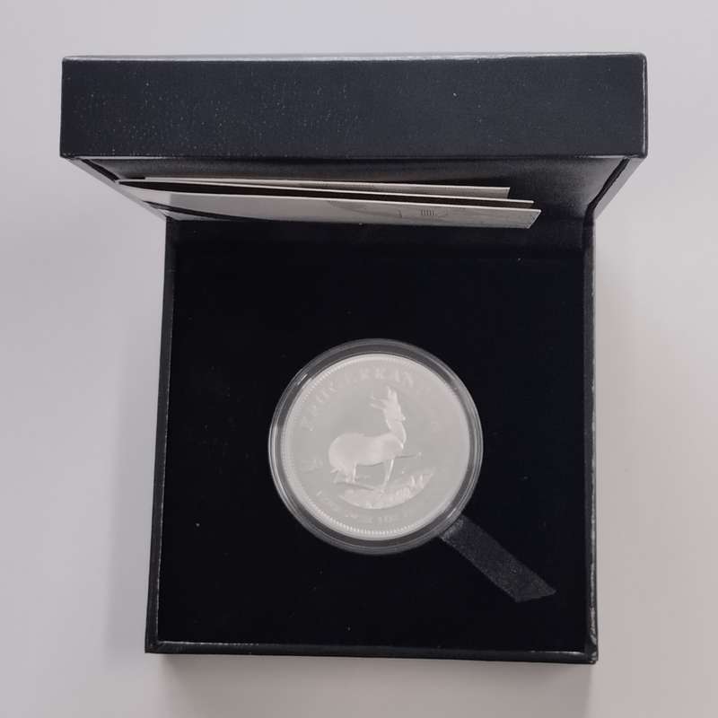 2023 Proof 1oz Silver Krugerrand in Box with COA #C0118