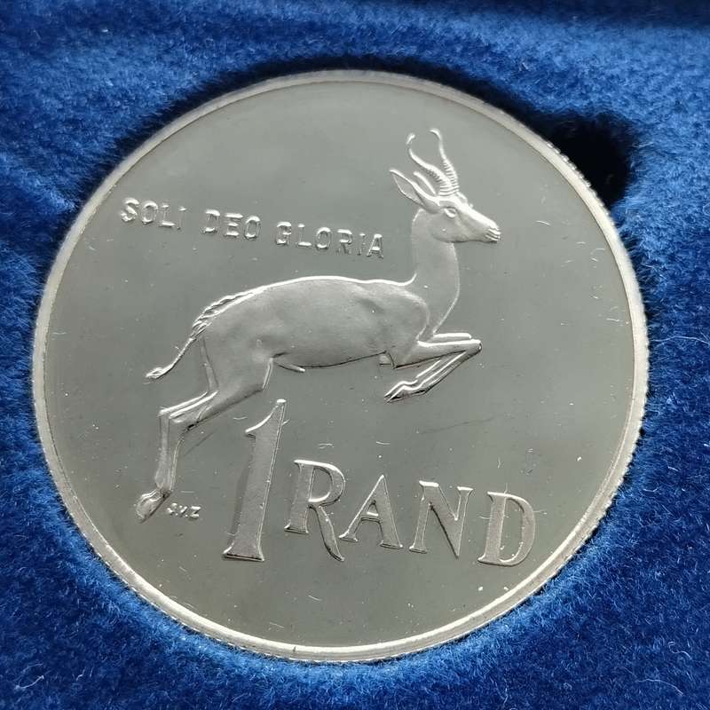 1984 Proof Set with Nickel and Silver One Rands #C0120
