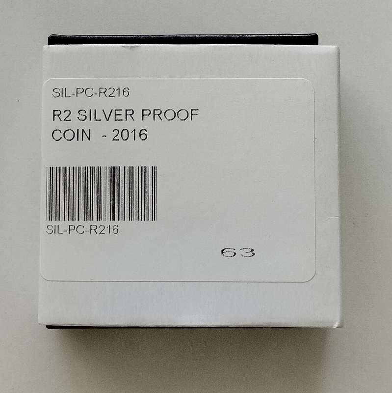 2016 Proof The Dolos Two Rand with Box and COA #C0121