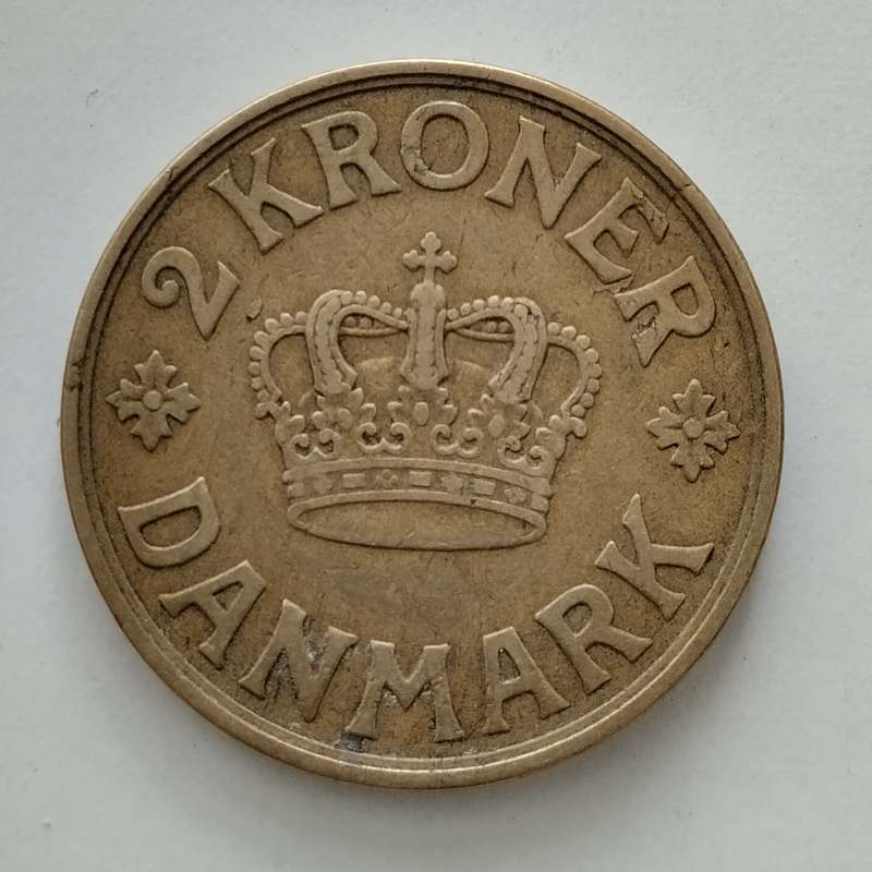 1926 2 Kroner Denmark #C0129
