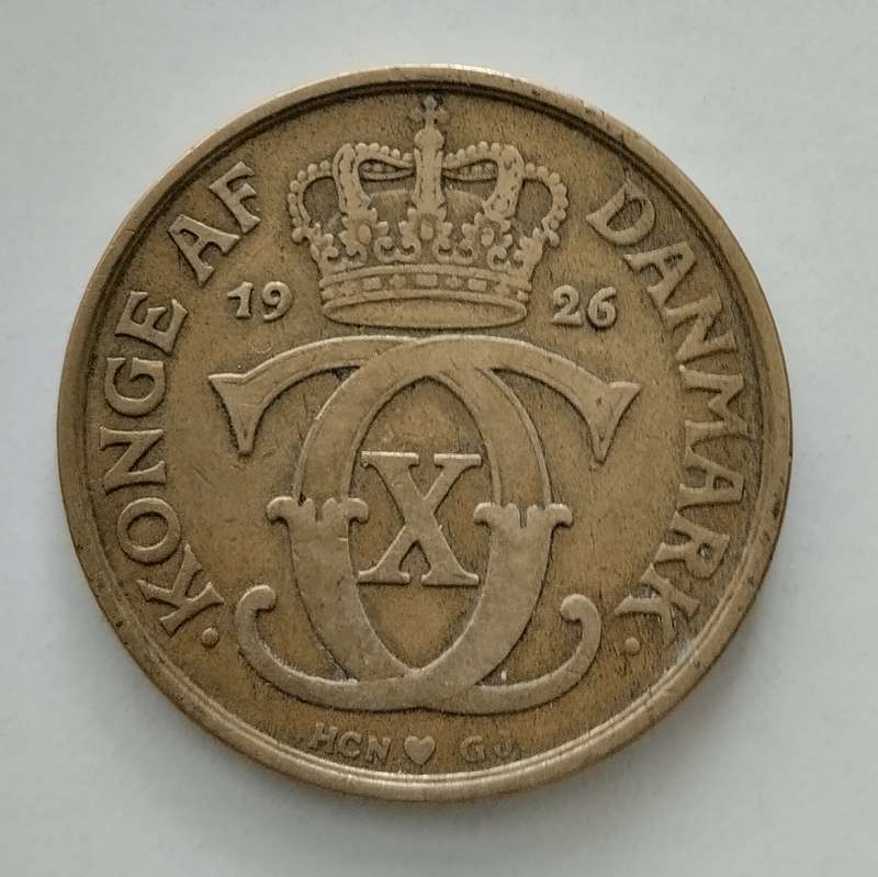 1926 2 Kroner Denmark #C0129