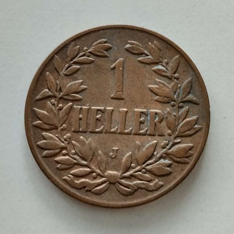 1907 1 Heller Dutch East Africa #C0130