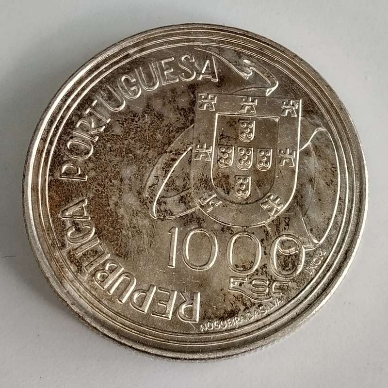 1994 1000 Escudos Treaty of Tordesillas Portugal #C0132