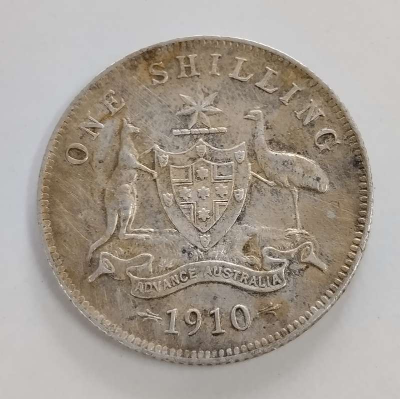 1910 One Shilling Australia #C0137