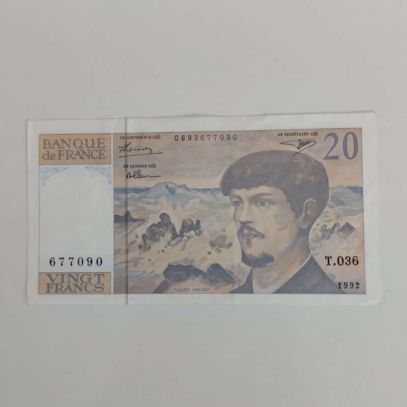 1992 20 Francs France #N0035