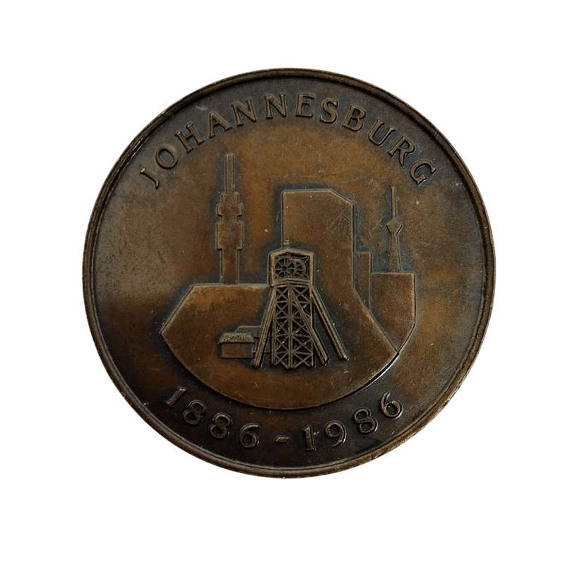 1986 Johannesburg Centenary Medal  #M0056
