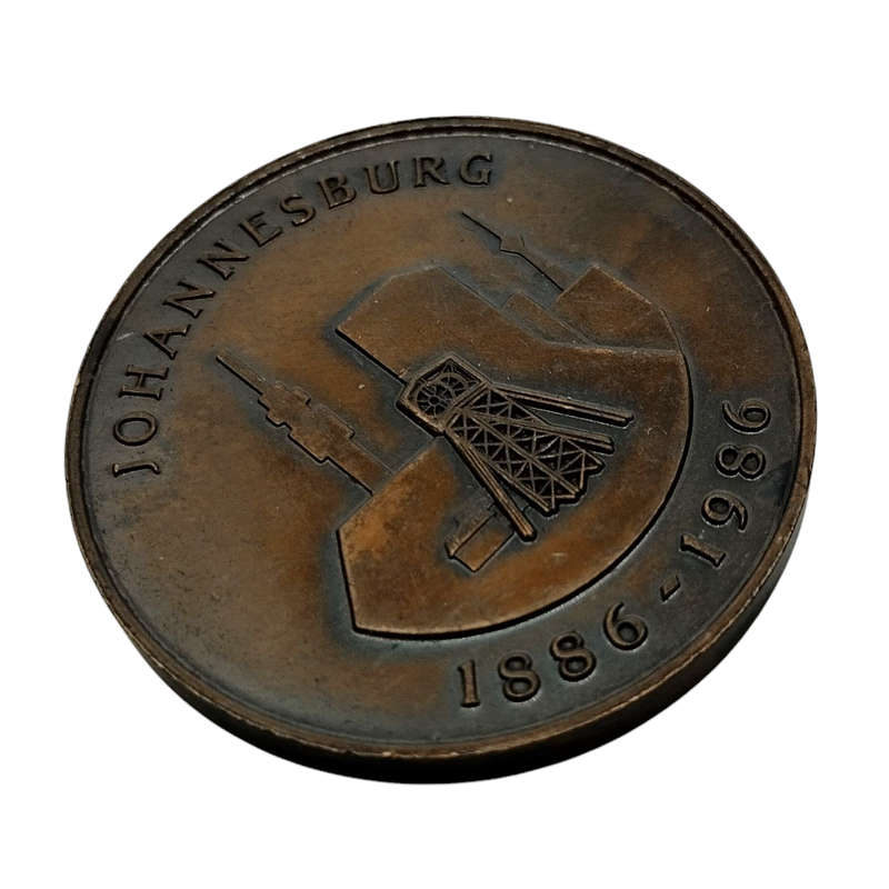 1986 Johannesburg Centenary Medal  #M0056