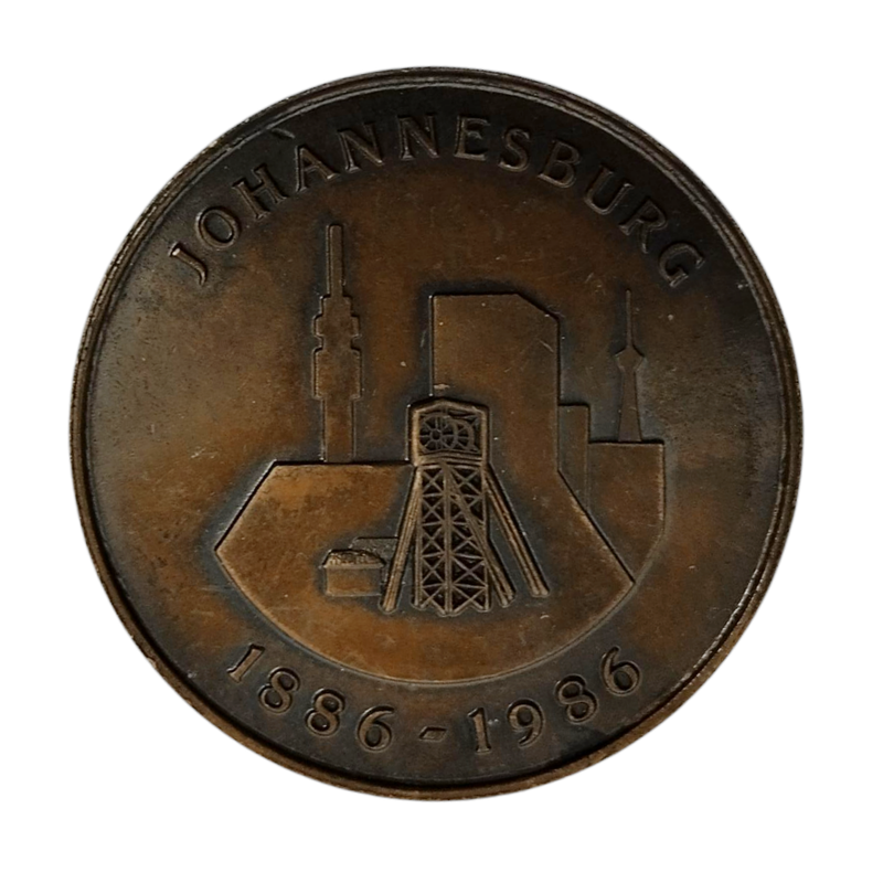 1986 Johannesburg Centenary Medal  #M0056