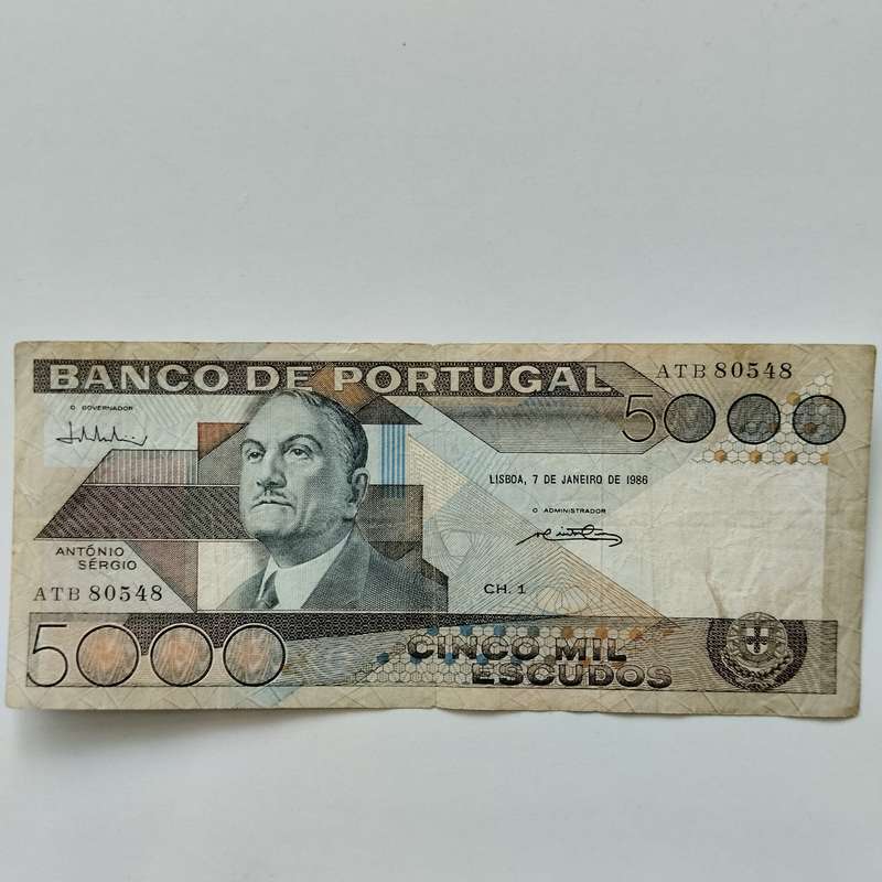 5000 Escudos Portugal #N0040