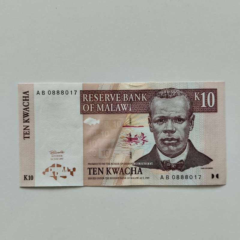 AU 1997 10 Kwacha Malawi #N0043