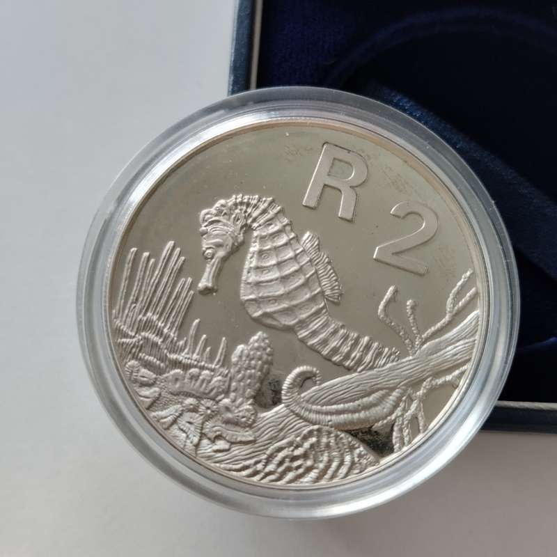 1997 Proof Two Rand Seahorse in Box with COA #C0157