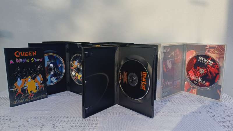 Eclectic Mix of 14 Music DVD's - Joplin to Queen