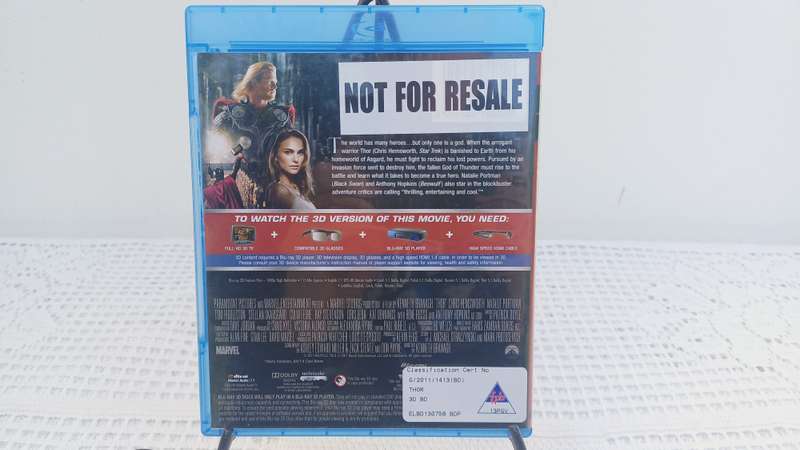 Thor: Limited 3D Edition (Blu ray)