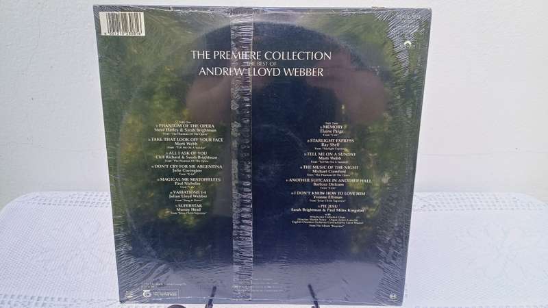 The Premiere Collection - The Best of Andrew Lloyd Webber. Vinyl. Sealed