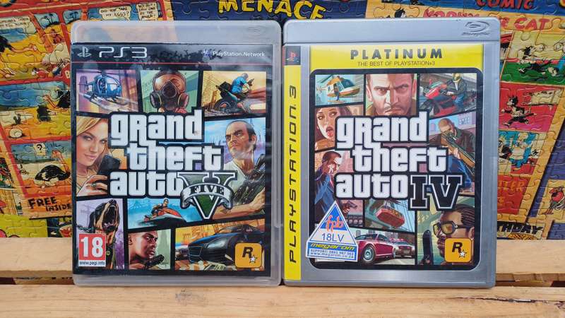 Grand Theft Auto IV + V Bundle (Ps3)