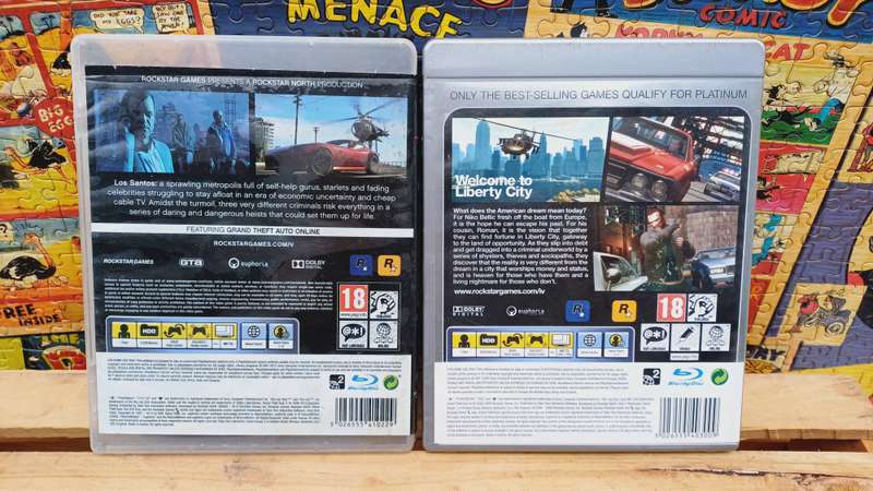 Grand Theft Auto IV + V Bundle (Ps3)