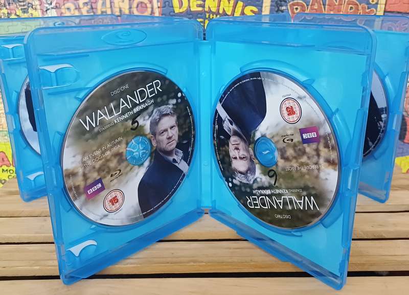 Wallander 1 + 2 and 3 (Blu ray)