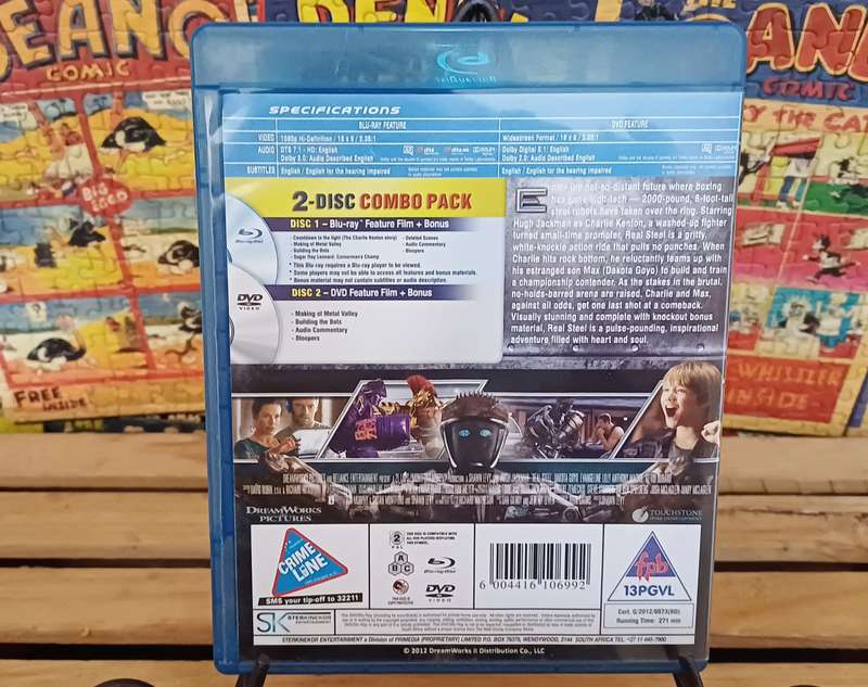 Real Steel (Blu ray + DVD)